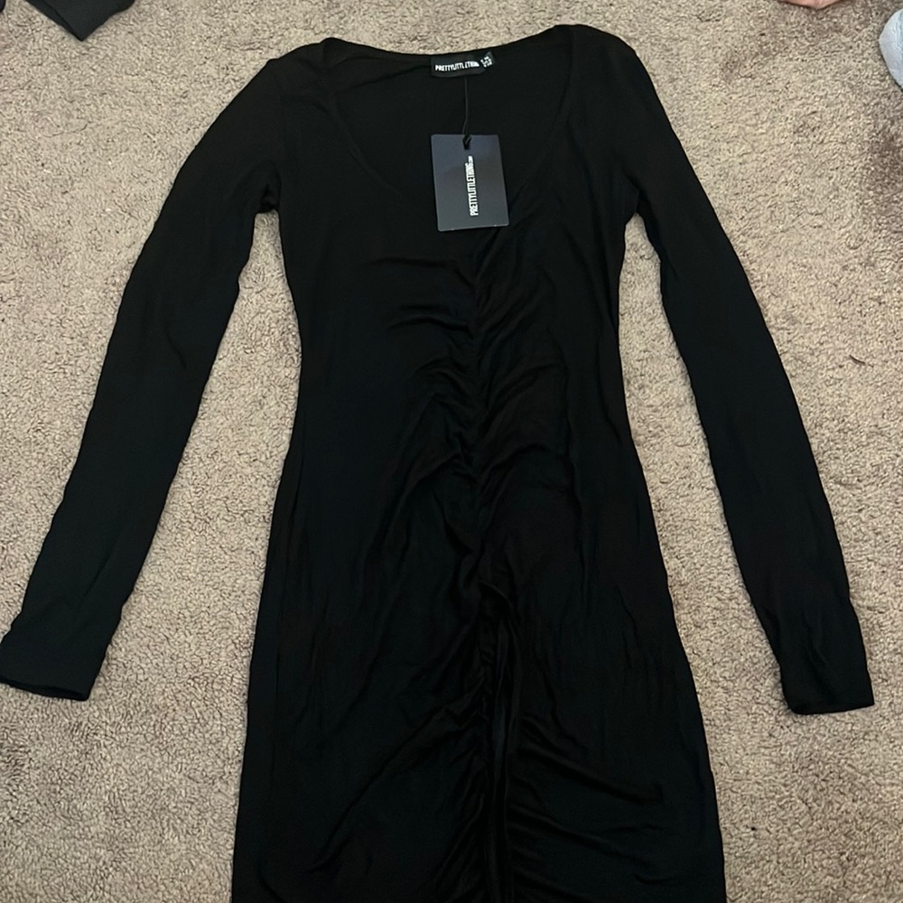 NWT black long sleeve dress